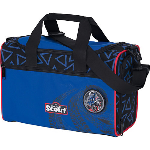 Ранец Scout Sunny Exklusiv Stickys Эвакуатор, с наполнением - синий от Scout