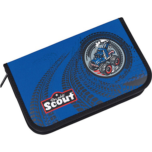 Ранец Scout Sunny Exklusiv Stickys Эвакуатор, с наполнением - синий от Scout