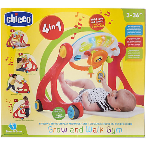 Развивающий центр 4 в 1 Chicco "Grow and Walk Gym" от CHICCO