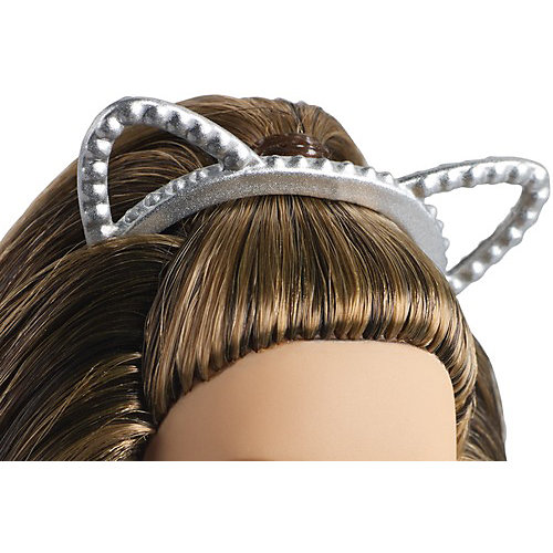 Кукла Barbie "Игра с модой" в красном платье с кошками, 29 см от Mattel