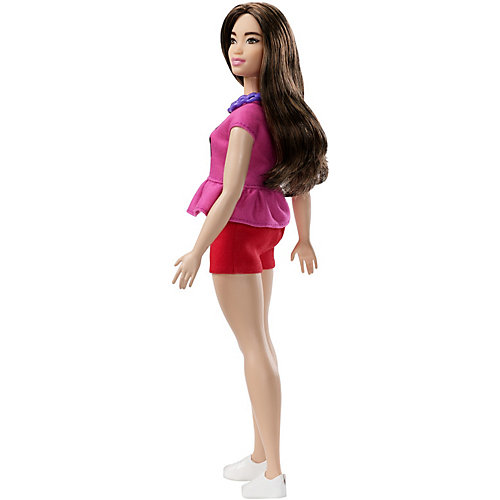 Кукла Barbie "Игра с модой" в розовом топе и красных шортах, 29 см от Mattel