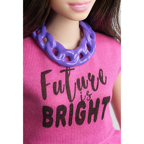 Кукла Barbie "Игра с модой" в розовом топе и красных шортах, 29 см от Mattel