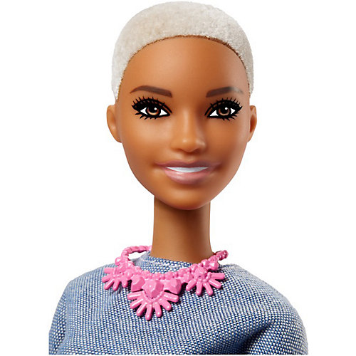 Кукла Barbie "Игра с модой" в джинсовом топе и белых шортах, 29 см от Mattel