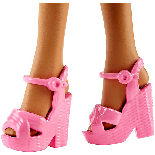 Кукла Barbie "Игра с модой" в джинсовом топе и белых шортах, 29 см от Mattel