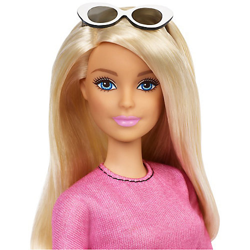 Кукла Barbie "Игра с модой" в розовой блузке и юбке в клетку, 29 см от Mattel