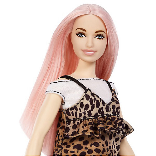 Кукла Barbie "Игра с модой" в леопардовом сарафане и топе, 29 см от Mattel