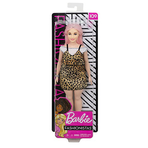 Кукла Barbie "Игра с модой" в леопардовом сарафане и топе, 29 см от Mattel