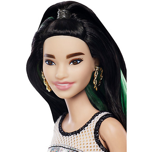 Кукла Barbie "Игра с модой" в блестящем сарафане-майке, 29 см от Mattel