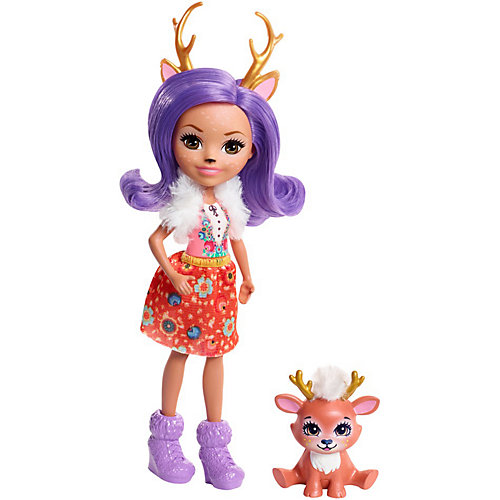 Кукла Enchantimals Данесса Оленни и Спринт, 15 см от Mattel