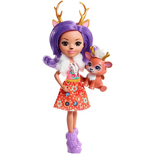 Кукла Enchantimals Данесса Оленни и Спринт, 15 см от Mattel