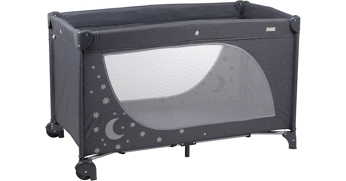 Babygo · Reisebett Slepper Moon and Stars, grey melange Babygo · Reisebett Slepper Moon and Stars, grey melange