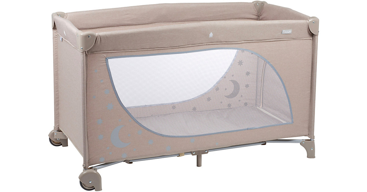 Babygo · Reisebett Slepper Moon and Stars, beige melange Babygo · Reisebett Slepper Moon and Stars, beige melange