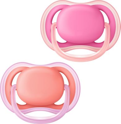 Schnuller Ultra Air, Gr.2, Einfarbig, Mdchen rosa