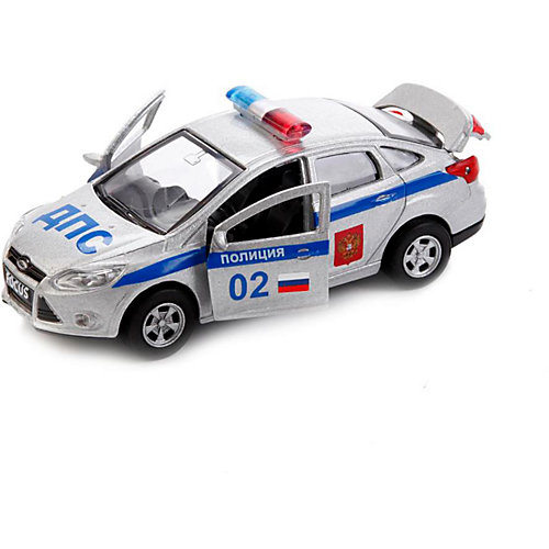 Машинка Технопарк Ford Focus Полиция, 12 см от ТЕХНОПАРК