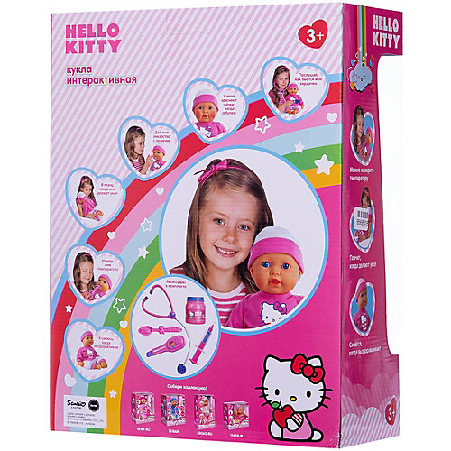 Кукла-пупс Карапуз Hello Kittyс набором доктора, 40 см, 9 функций от Карапуз