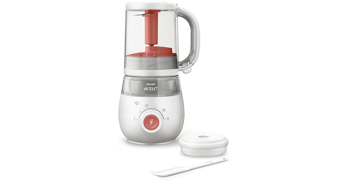Philips AVENT · 4-in1- Babynahrungszubereiter SCF881/01, rot Philips AVENT · 4-in1- Babynahrungszubereiter SCF881/01, rot