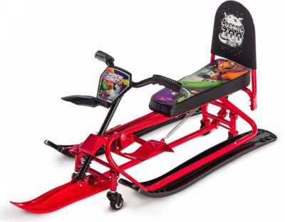 Снегокат-трансформер Small Rider Snow Comet 2, красный