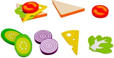 Idena Sandwich-Set Holz