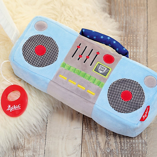 Мягкая игрушка Sigikid, магнитола, коллекция Папа & Я, 27 см от Sigikid