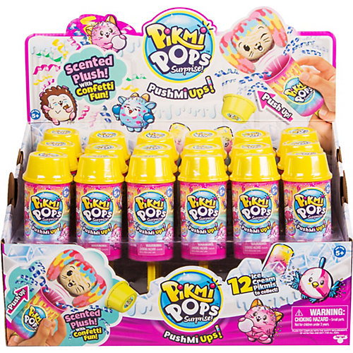 Набор с героем и конфетти Moose "Pikmi Pops" Pushmi Ups, в закрытой упаковке от Moose