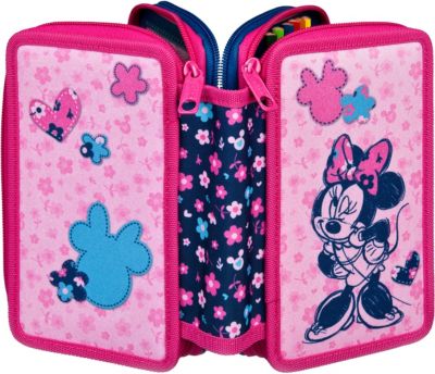 Triple-Federmäppchen Minnie Mouse, 26-tlg.